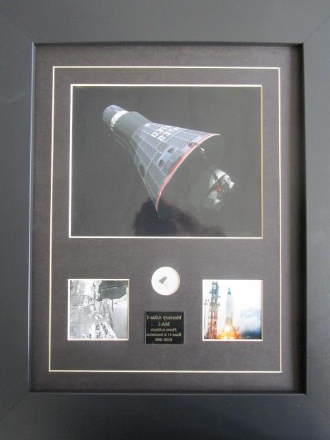 MERCURY ATLAS-1 FRAME PRESENTATION - Includes shingle fragment