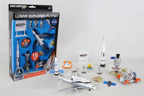 Lunar Explorer 15 Piece Playset | The Space Store