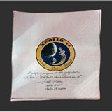 Apollo 14 Beta Cloth Patch Signed By Astronaut Fred Haise