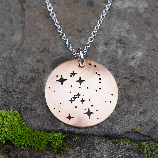 Orion Constellation Necklace, Hand-stamped The Space Store
