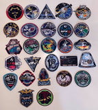 Complete Set of all 27 CRS SpaceX Patches - The Space Store