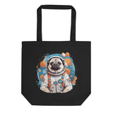Astronaut Pug Eco Tote Bag