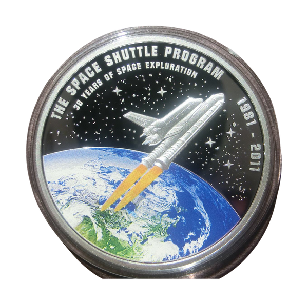 Cook Islands Space Shuttle coin
