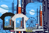 Astronaut Theme Park Unisex t-shirt
