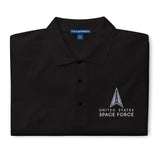 United States SPACE FORCE Emboidered Logo Polo Shirt