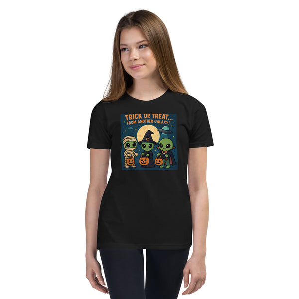 Alien Trick-or-Treaters Youth T-Shirt | The Space Store