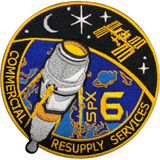 NASA CRS SpaceX 6 Mission Patch