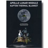 APOLLO LUNAR MODULE - UNFLOWN SPARE KAPTON FOIL PRESENTATION - The Space Store