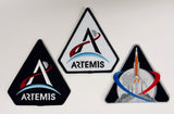 Artemis Progam Patches in white and black, plus the ARTEMIS 1 Patch Bundle