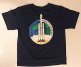 SPACEX FALCON HEAVY LAUNCH LOGO YOUTH T-SHIRT