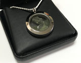 Moldavite Locket pendant with certificate of authenticity