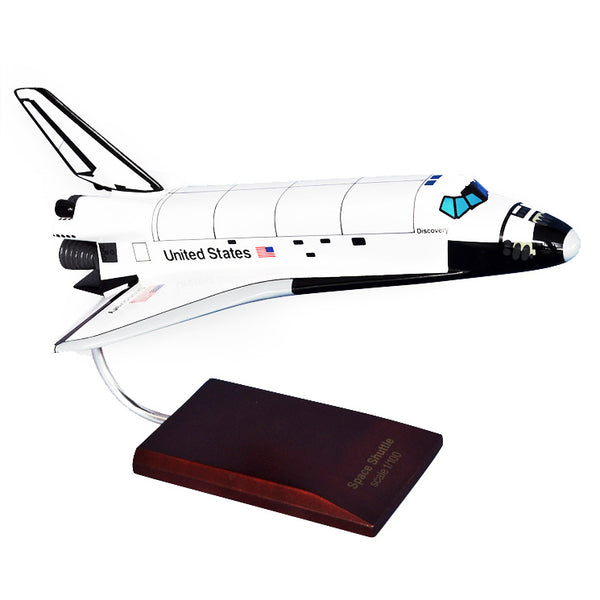 Vintage NASA Wooden Discovery Orbiter sold Space Shuttle 1/200 Scale Another Museum Q