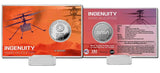 Mars Ingenuity Helicopter Silver Coin Card