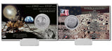 Moon Landing 50th Anniversary Silver Mint Coin Card