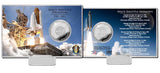 Space Shuttle Program Day Silver Coin Card
