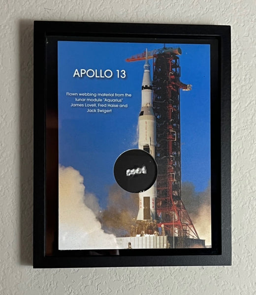 APOLLO 13 FLOWN WEBBING MATERIAL PRESENTATION | The Space Store