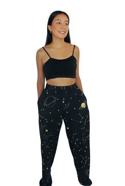 Lightning Red - Inspired By Lady Gaga - Sustainably Made unisex wide-leg pants main image 1