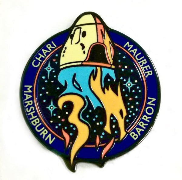 Authentic NASA SpaceX Crew-3 Mission Patch - 4.25 Inch Emblem, ISS Crew Dragon, Official Space Collectible