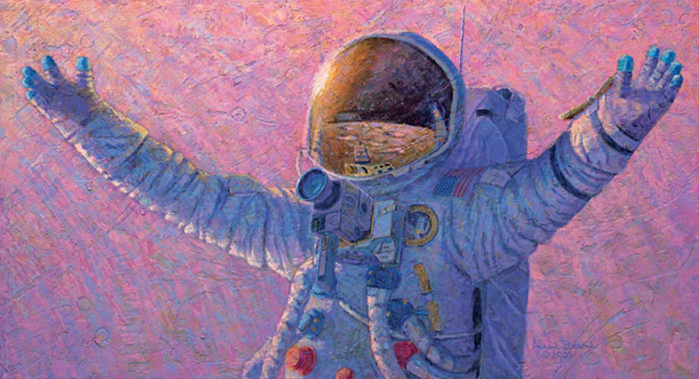 'HELLO UNIVERSE' Limited Edition Print by Apollo 12 Astronaut Alan Bean