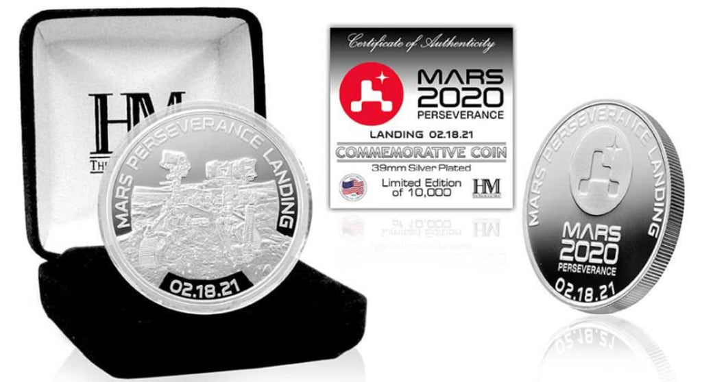 Commemorating NASA Mars Perseverance Mission with many great collectibles!