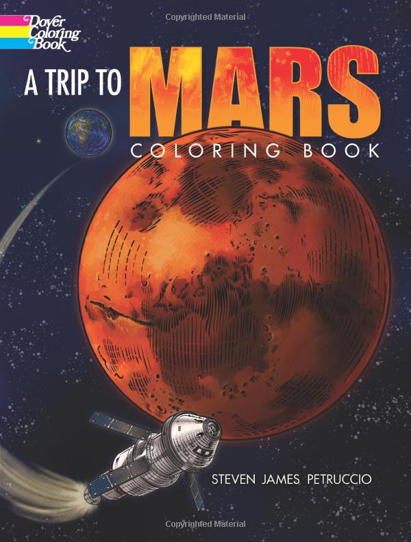 A Trip to Mars Coloring Book - The Space Store