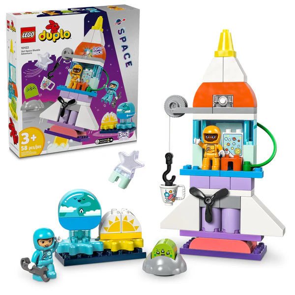LEGO DUPLO 3-in-1 Space Shuttle Adventure 10422 Set | The Space Store