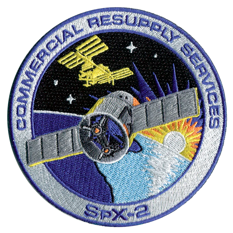 CRS SpaceX 2 from AB Emblem - The Space Store
