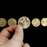 Harvest Moon Bundle - Set of 5 Brass Moon Coins