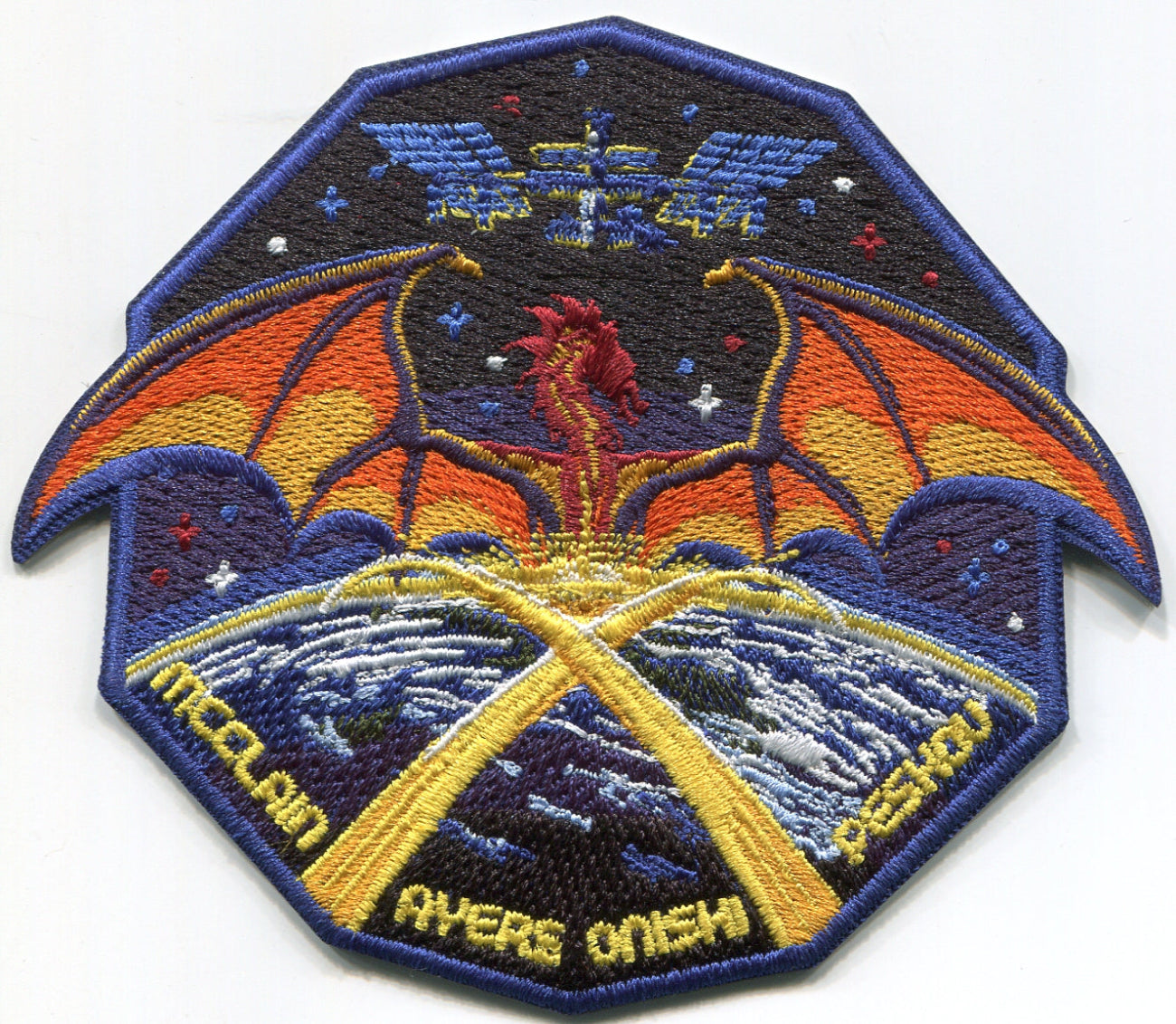 Nasa Patch Inverted NASA SpaceX Crew 10 Mission Patch