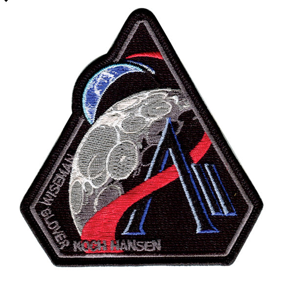 Authentic NASA Artemis Program SLS Original A-B Emblem Space Patch – Black – 4″
