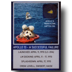 Apollo 13 Trading Card with Flown Kapton Foil