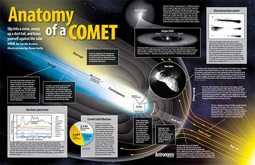 Anatomy of a Comet Poster | The Space Store