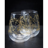 Northern Hemisphere Night Sky Wine Glasses