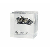 Iron Meteorite 50mm Lucite Cube
