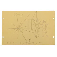 NASA Pioneer Plaque Replica