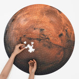 Mars NASA Round Puzzle