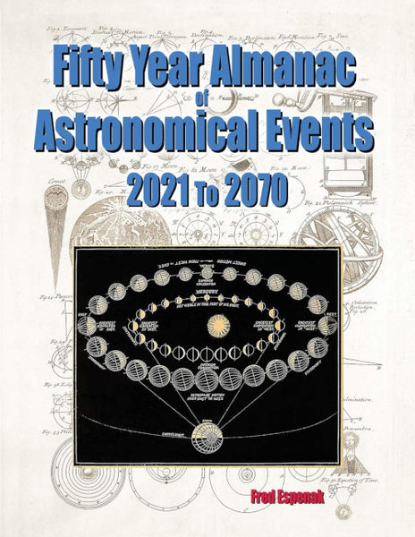 Fifty Year Almanac of Astronomical Events: 2021 to 2070 | The Space Store