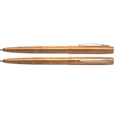 Fisher Cap-O-Matic Pen - Antimicrobial Raw Brass