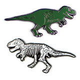T. Rex and T. Rex Fossil Pins