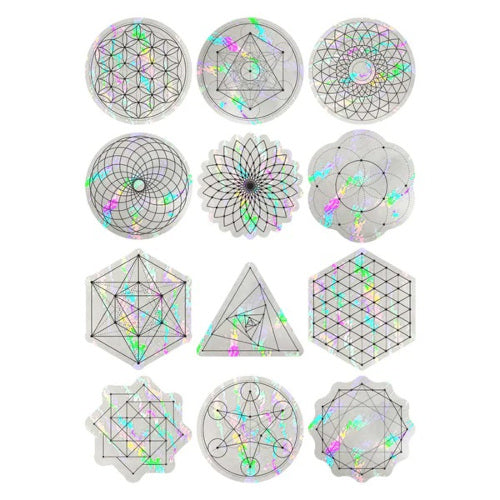 Sacred Geometry Rainbow Decals | The Space Store