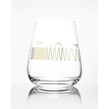 Electromagnetic Spectrum Wine Glass