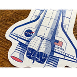 NASA Space Shuttle Atlantis Postcard