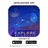 Explore One STAR70APP - 70mm Refractor Telescope w/ Panhandle Mount and Astronomy APP