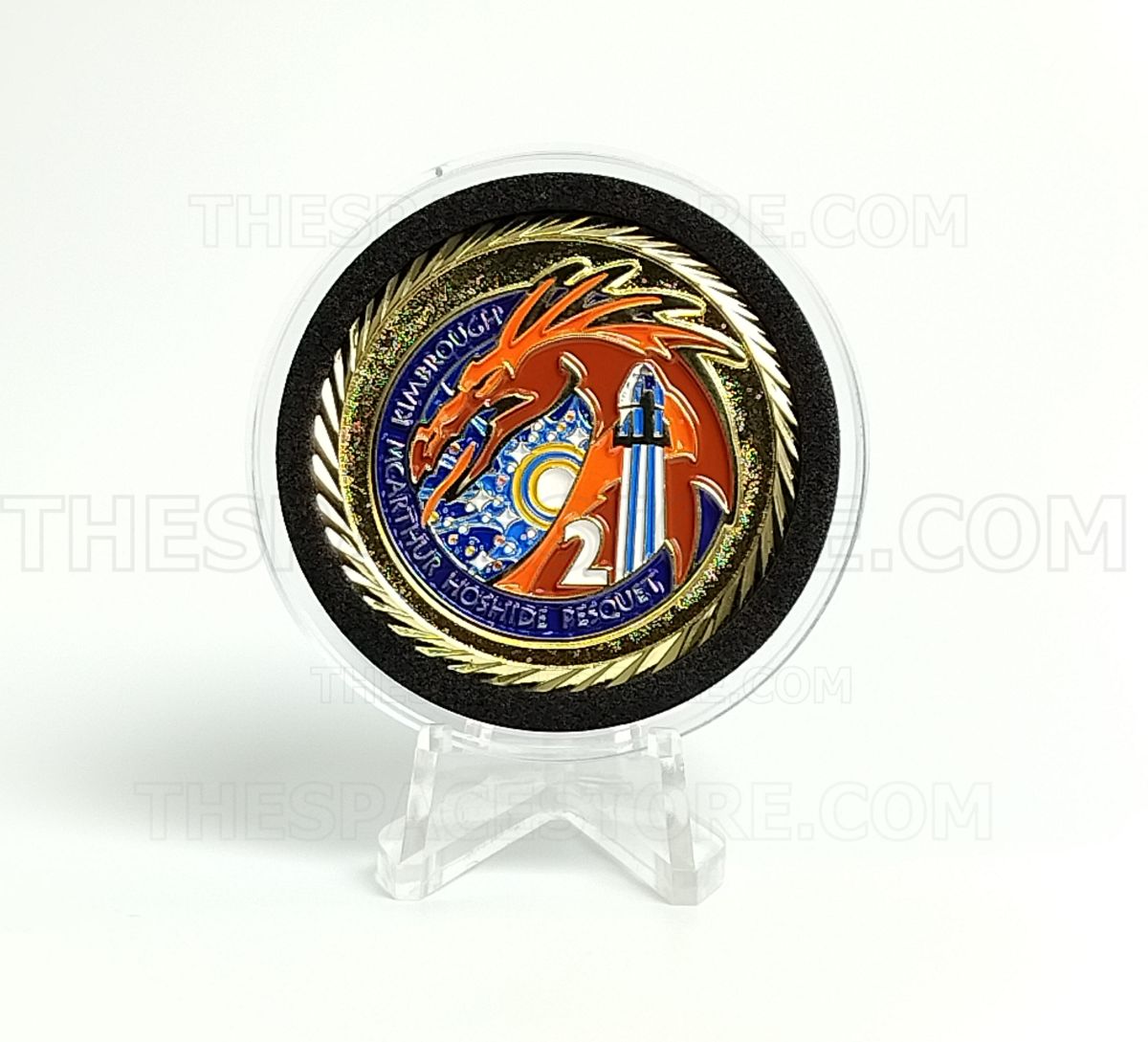 NASA SpaceX Crew-2 Mission Medallion - The Space Store