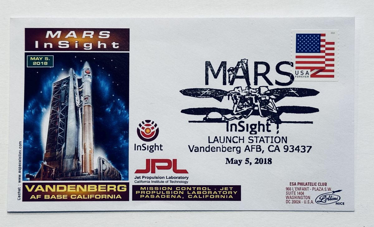 NASA Mars Insight Launch Station Cover - The Space Store