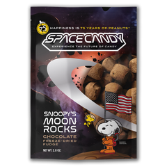 Snoopy’s Chocolate Moon Rocks – Freeze-Dried Fudge