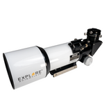 Explore Scientific ED80 Essential Series Air-Spaced Triplet Refractor Telescope with 0.8x Focal Reducer and iEXOS-100-2 PMC-Eight Equatorial Tracker System with WiFi and Bluetooth®