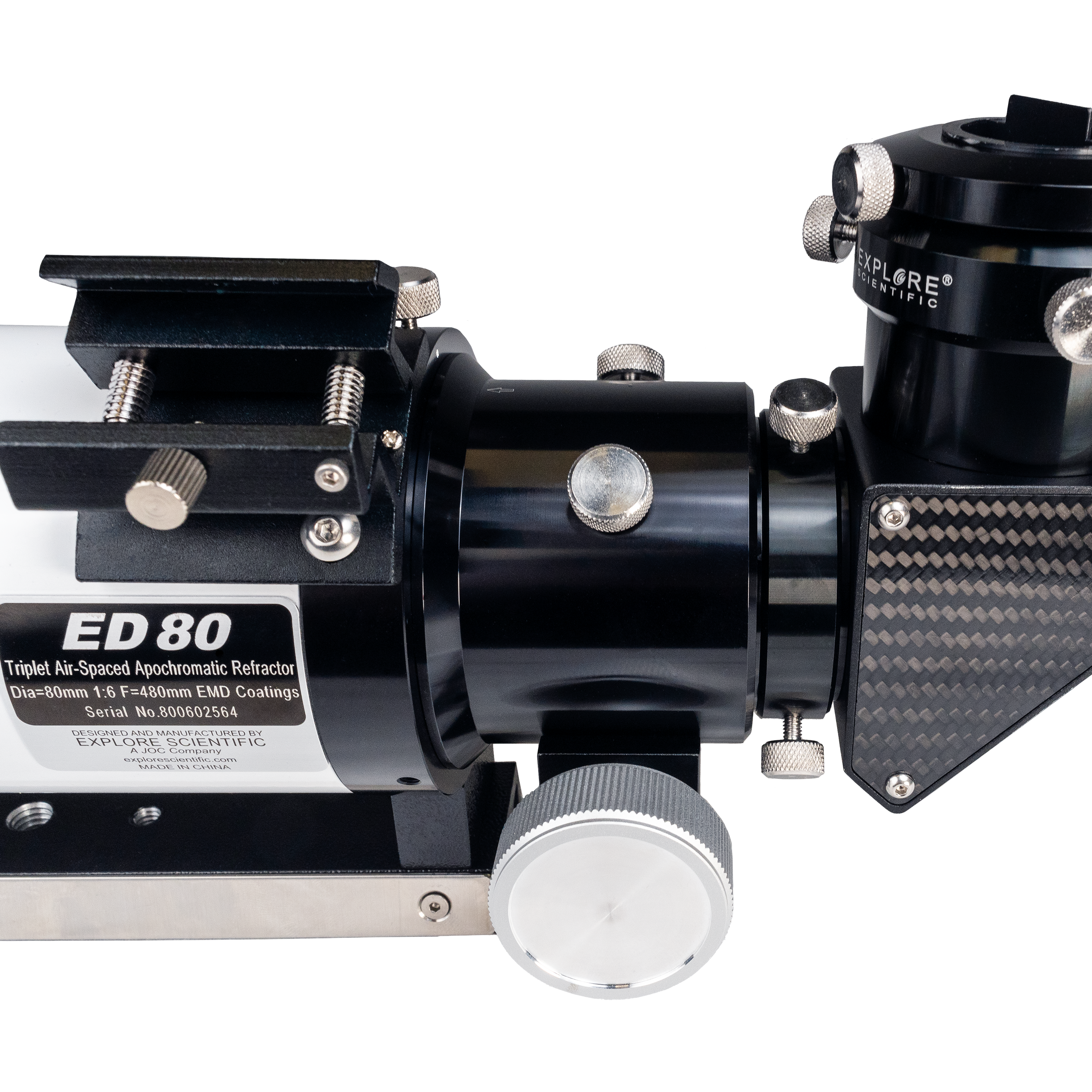 Explore Scientific ED80 Essential Series Air-Spaced Triplet Refractor Explore Scientific ED80 Essential Series Air-Spaced Triplet Refractor