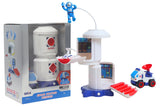 SPACE ADVENTURE SPACE STATION W/FIGURE, SPACE ROVER, & LIGHT