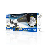 Explore One Starlight 350 - Compact Telescope with Pan Handle Full Length Tripod